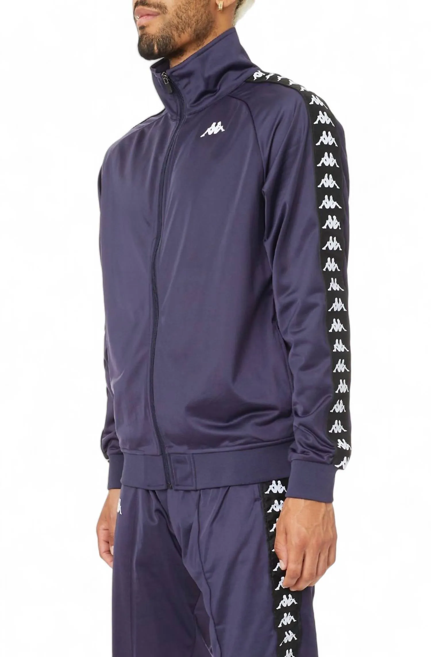 222 Banda Anniston Track Jacket In Navy/black