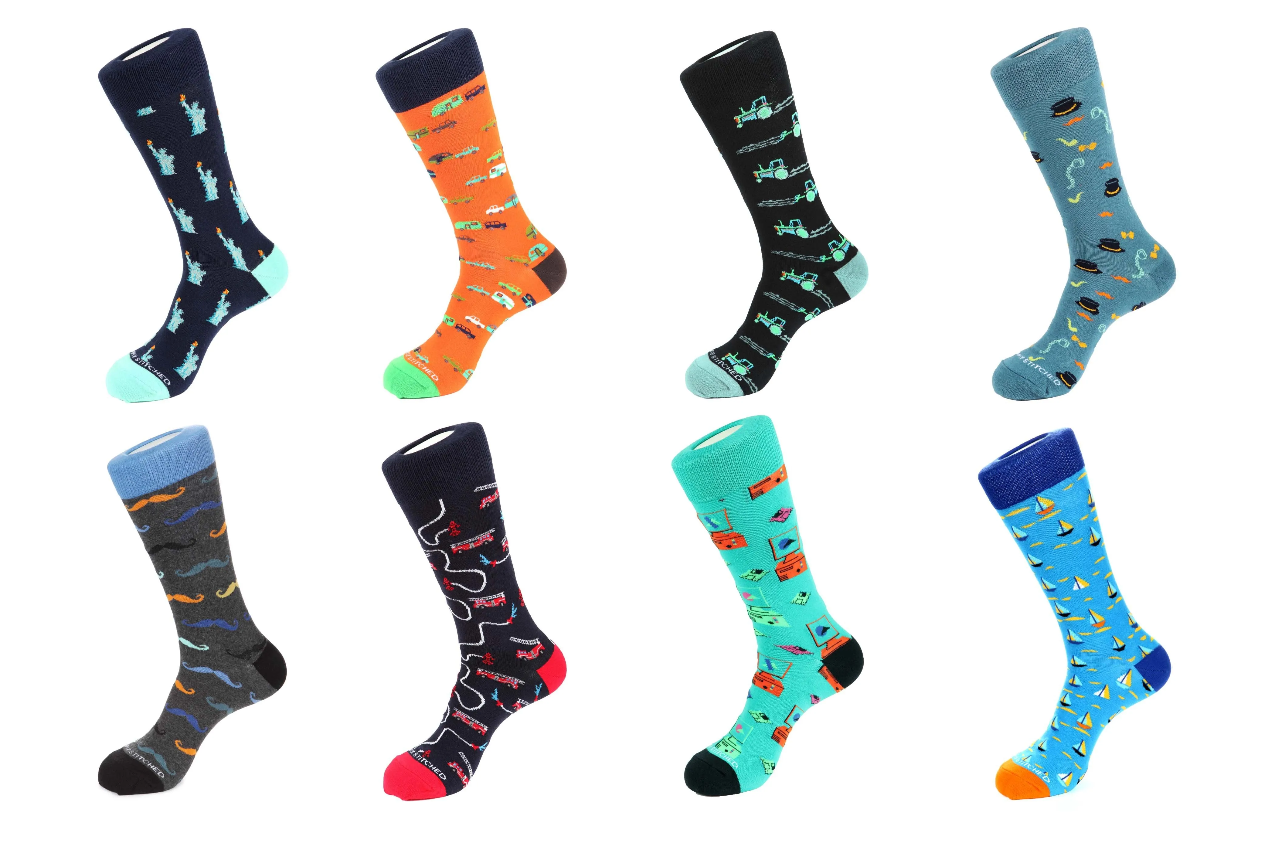 8 Pair Combo Pack Socks