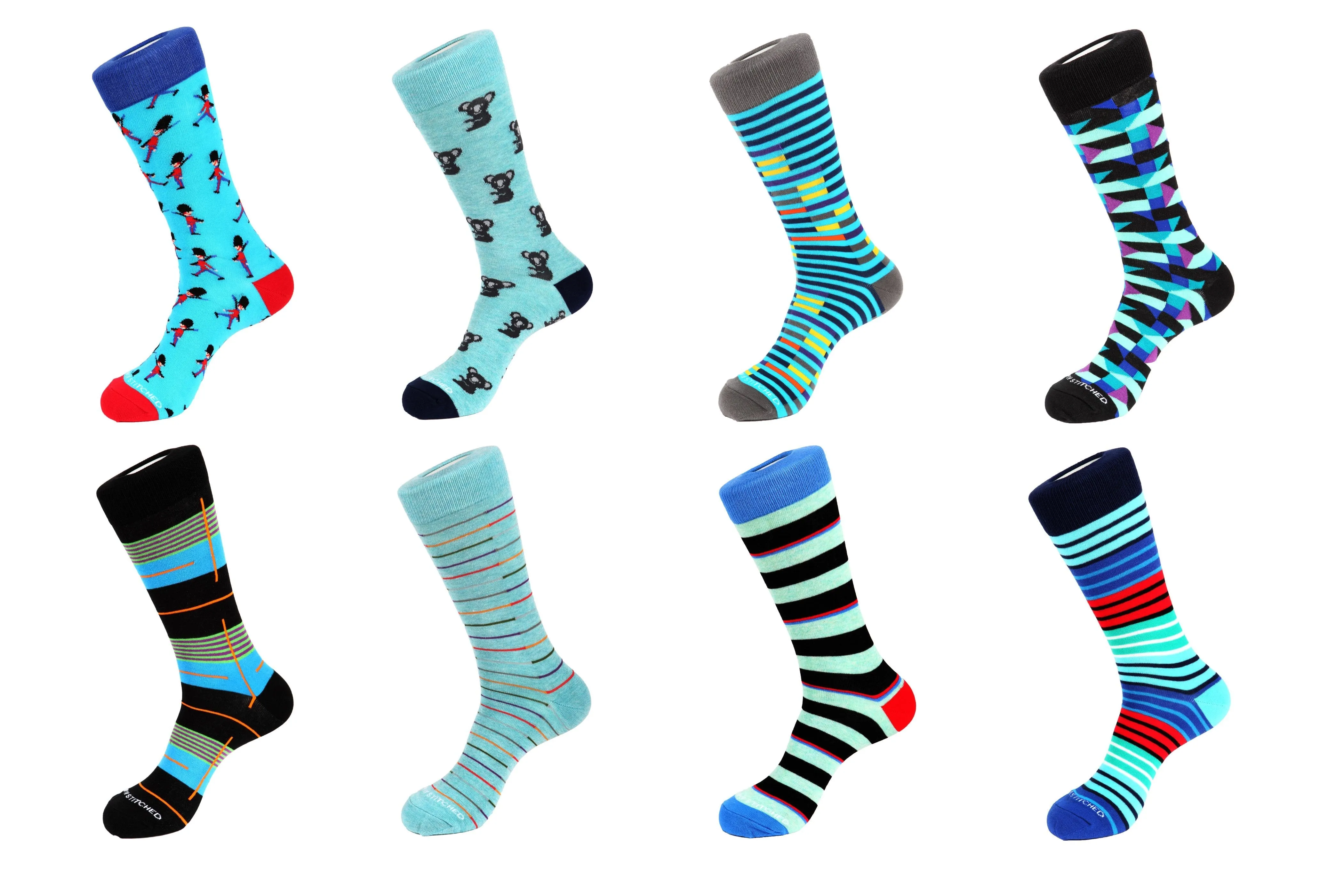 8 Pair Combo Pack Socks