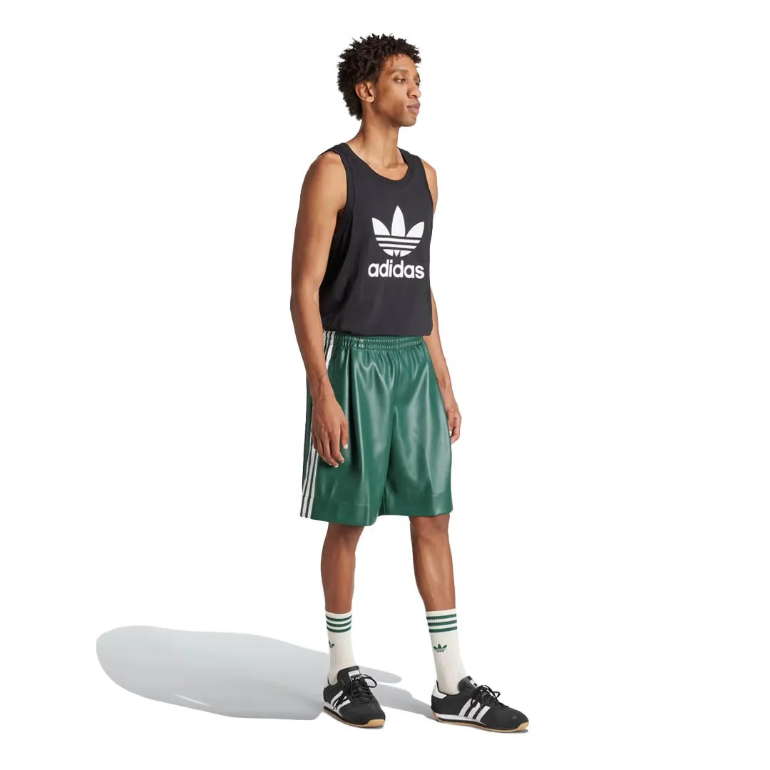 adidas - Men's Faux Leather Adicolor 3-Stripes Shorts (IZ4042)