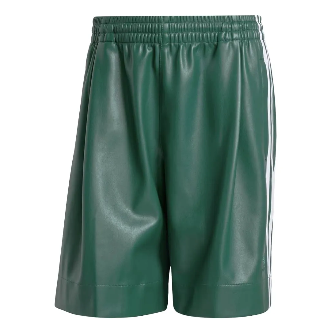 adidas - Men's Faux Leather Adicolor 3-Stripes Shorts (IZ4042)