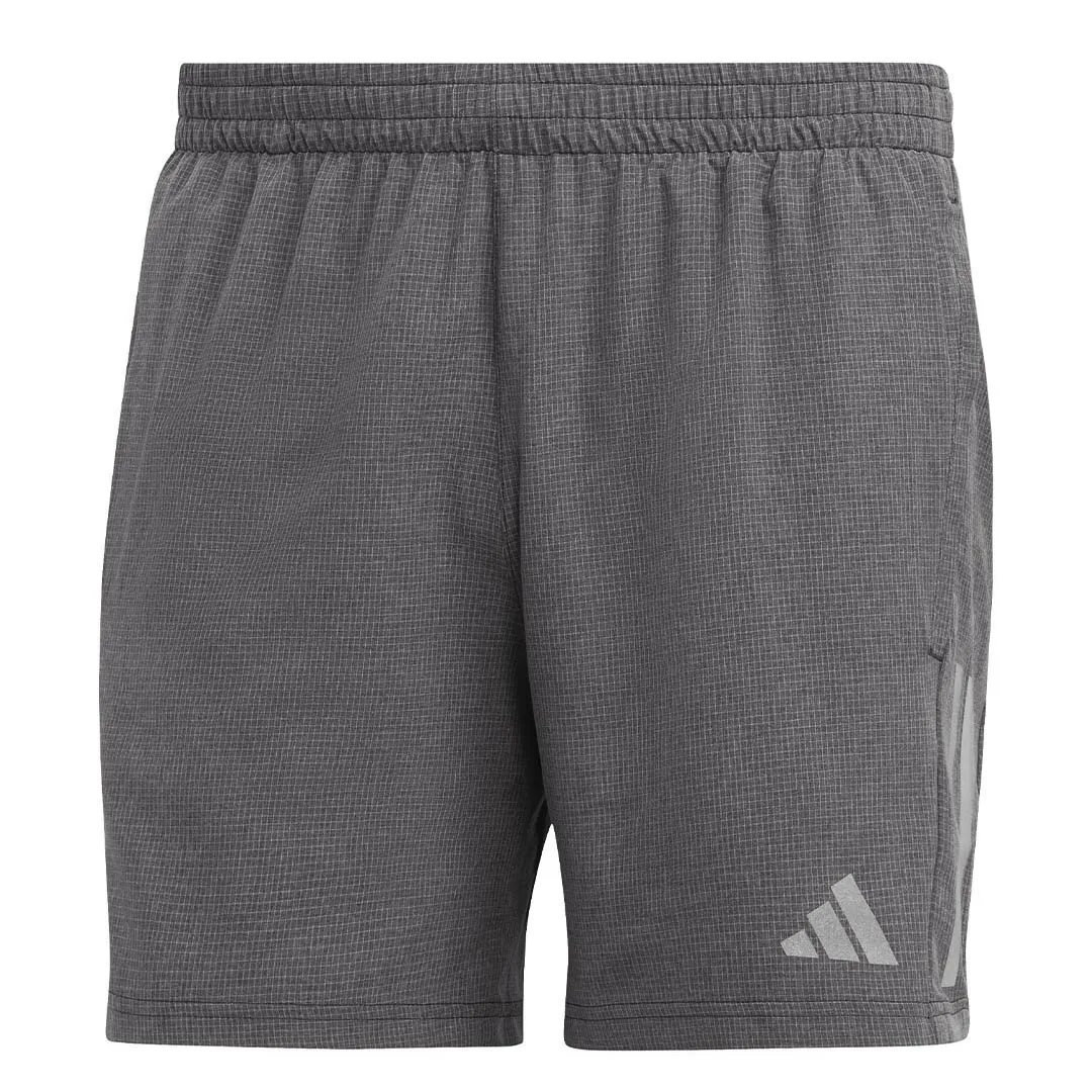 adidas - Men's Own The Run 5 inch Heather Shorts (HR6614 5IN)