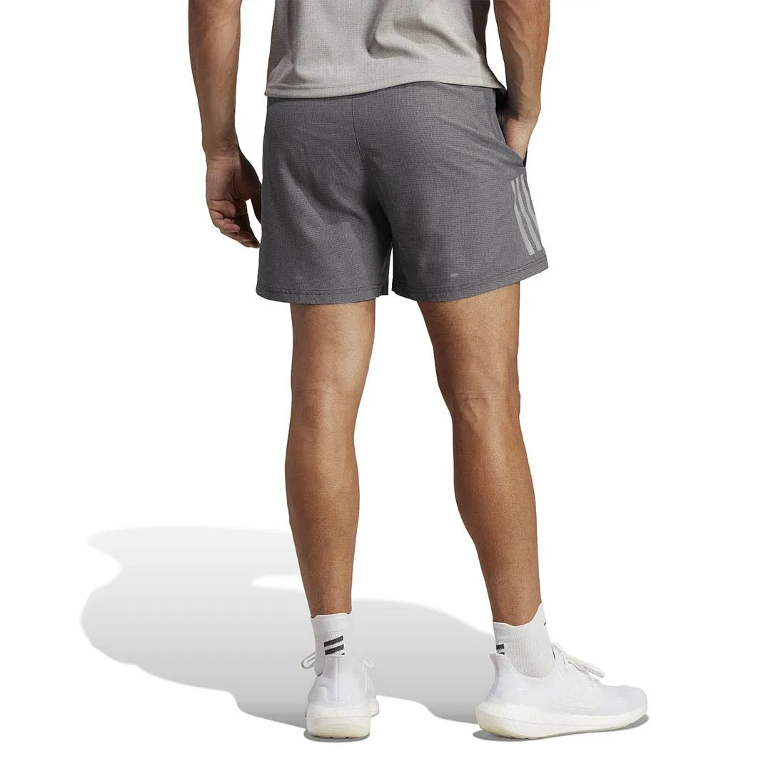 adidas - Men's Own The Run 5 inch Heather Shorts (HR6614 5IN)