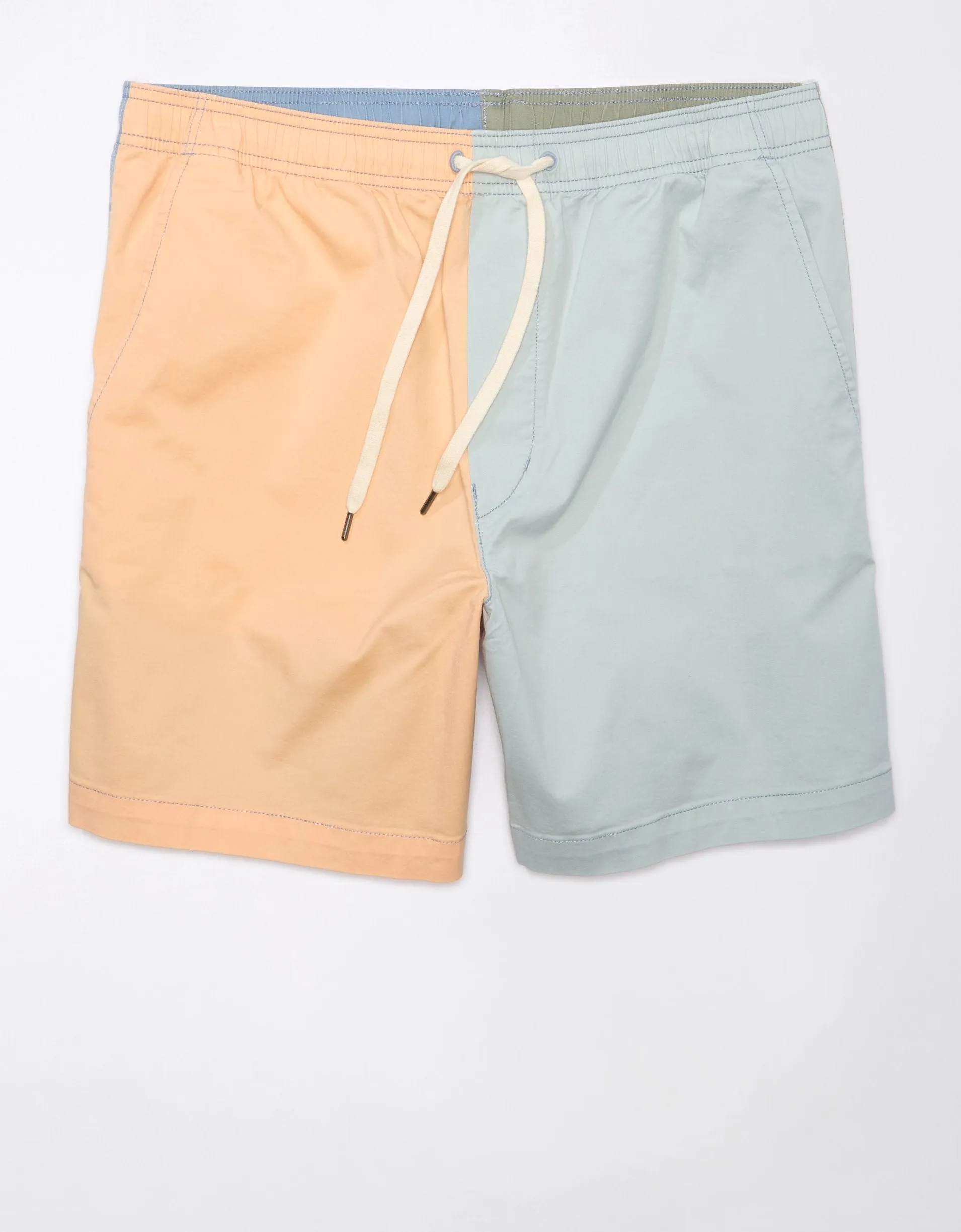 AE 24/7 Flex 7" Lived-In Colorblock Trekker Short