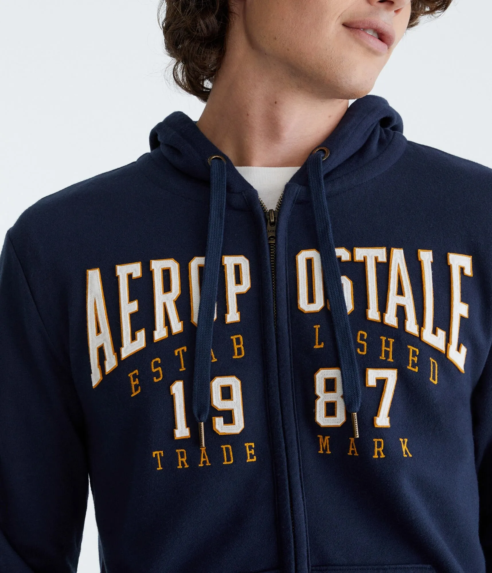Aeropostale 1987 Heritage Full-Zip Hoodie