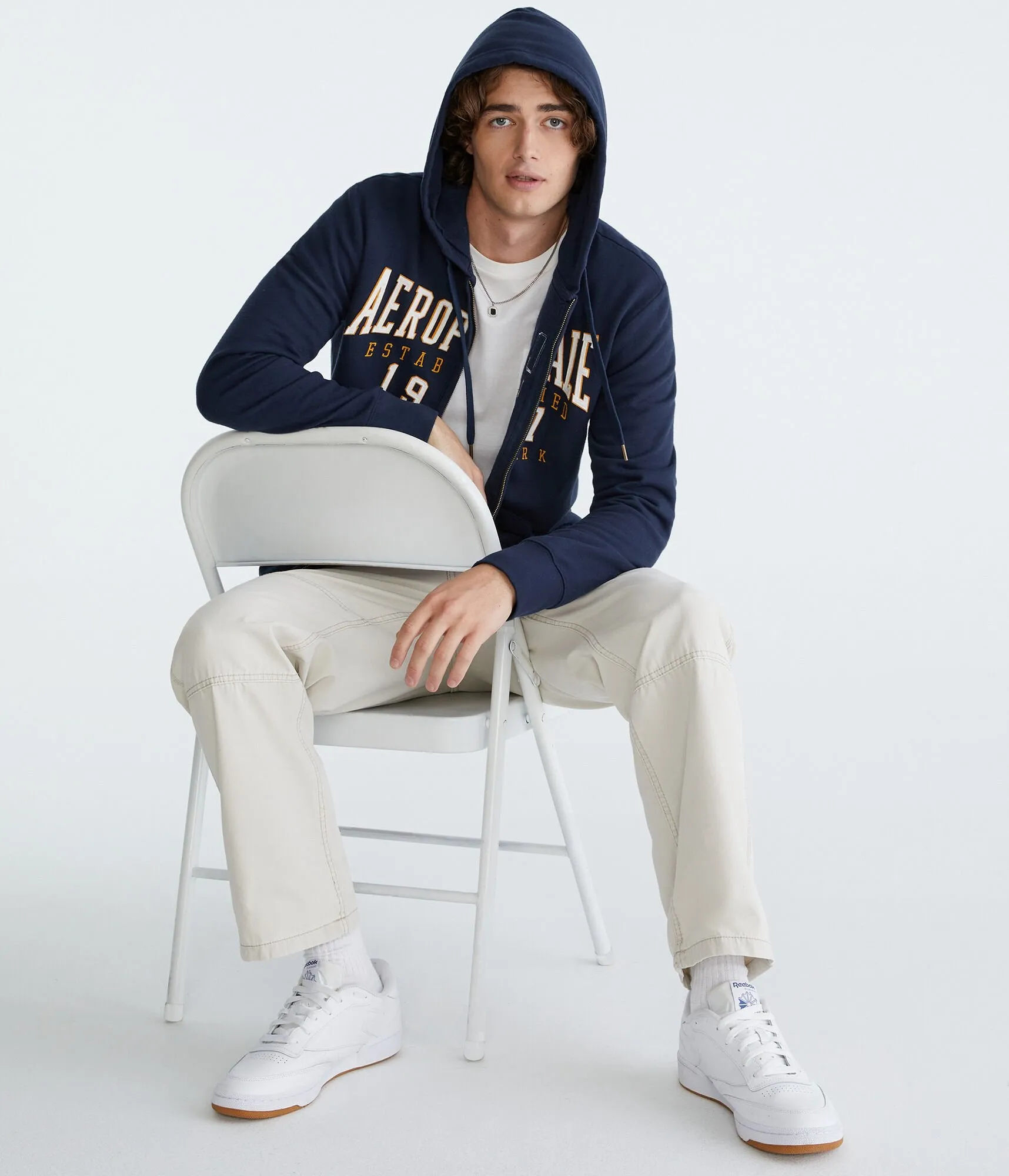 Aeropostale 1987 Heritage Full-Zip Hoodie