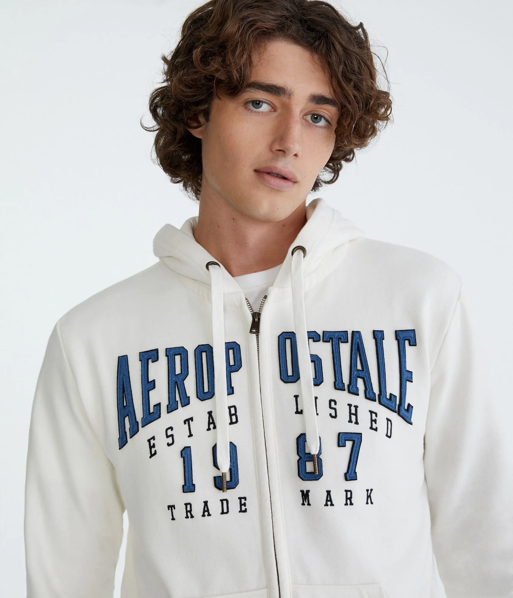 Aeropostale 1987 Heritage Full-Zip Hoodie