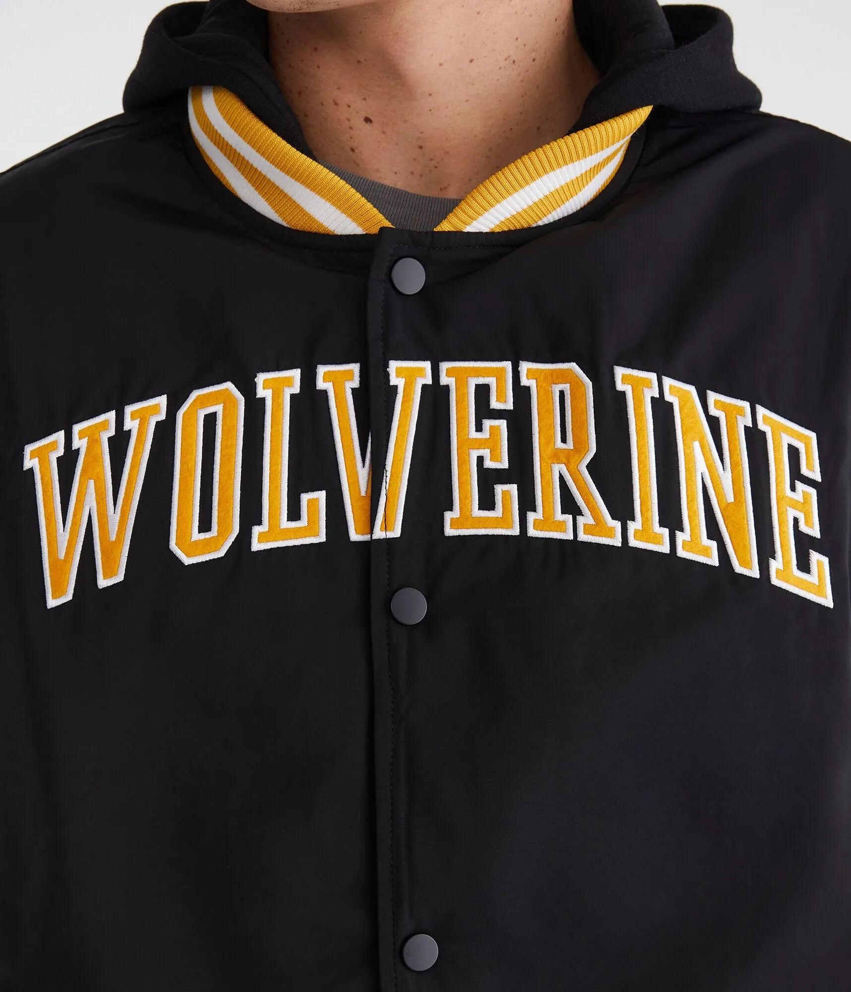 Aeropostale Marvel | Wolverine Hooded Bomber Jacket