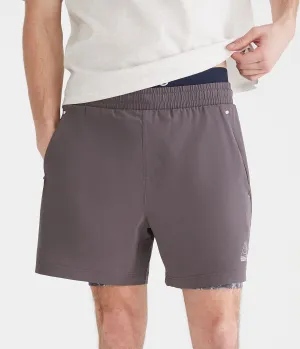 Aeropostale Mvmnt Camo 2-In-1 Hybrid Active Shorts 5.5"