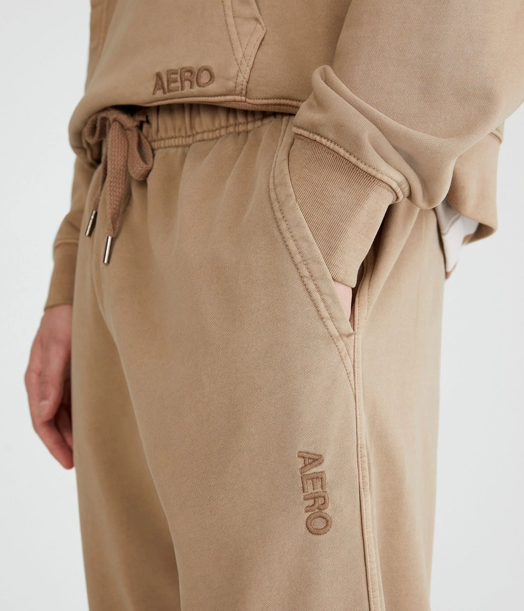 Aeropostale Tonal Logo Terry Jogger Sweatpants