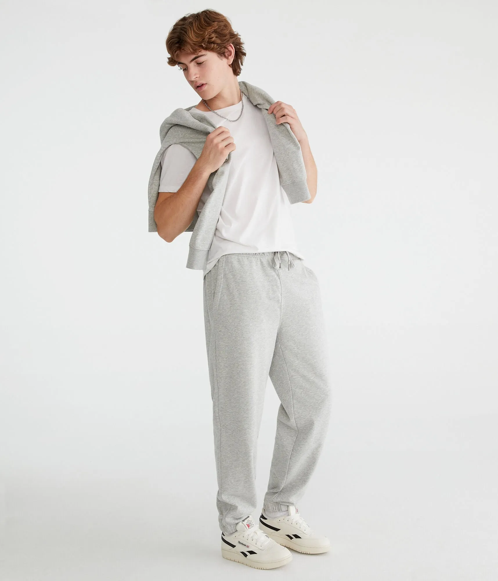 Aeropostale Tonal Logo Terry Jogger Sweatpants