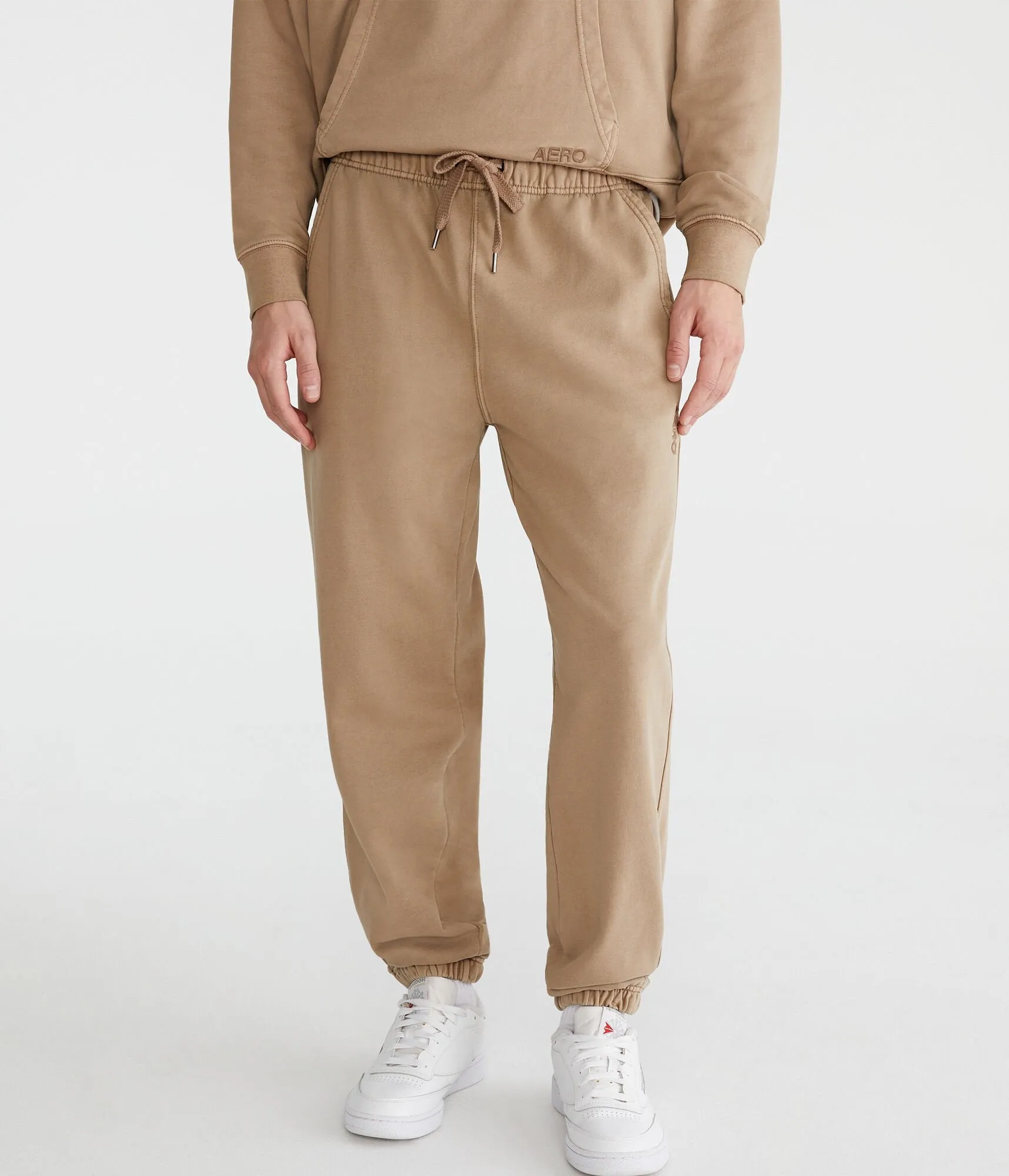 Aeropostale Tonal Logo Terry Jogger Sweatpants