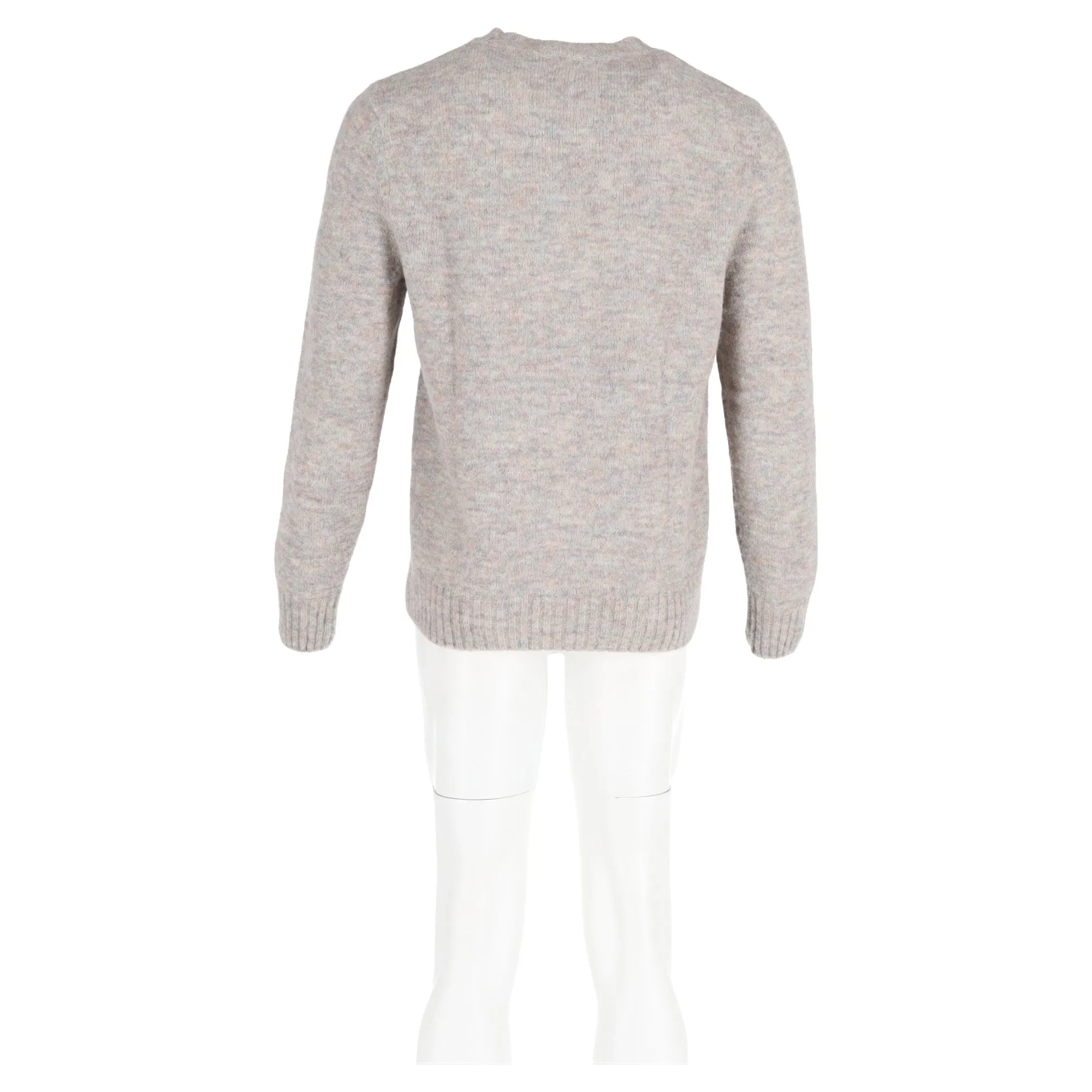 A.P.C. Crewneck Jumper in Grey Wool