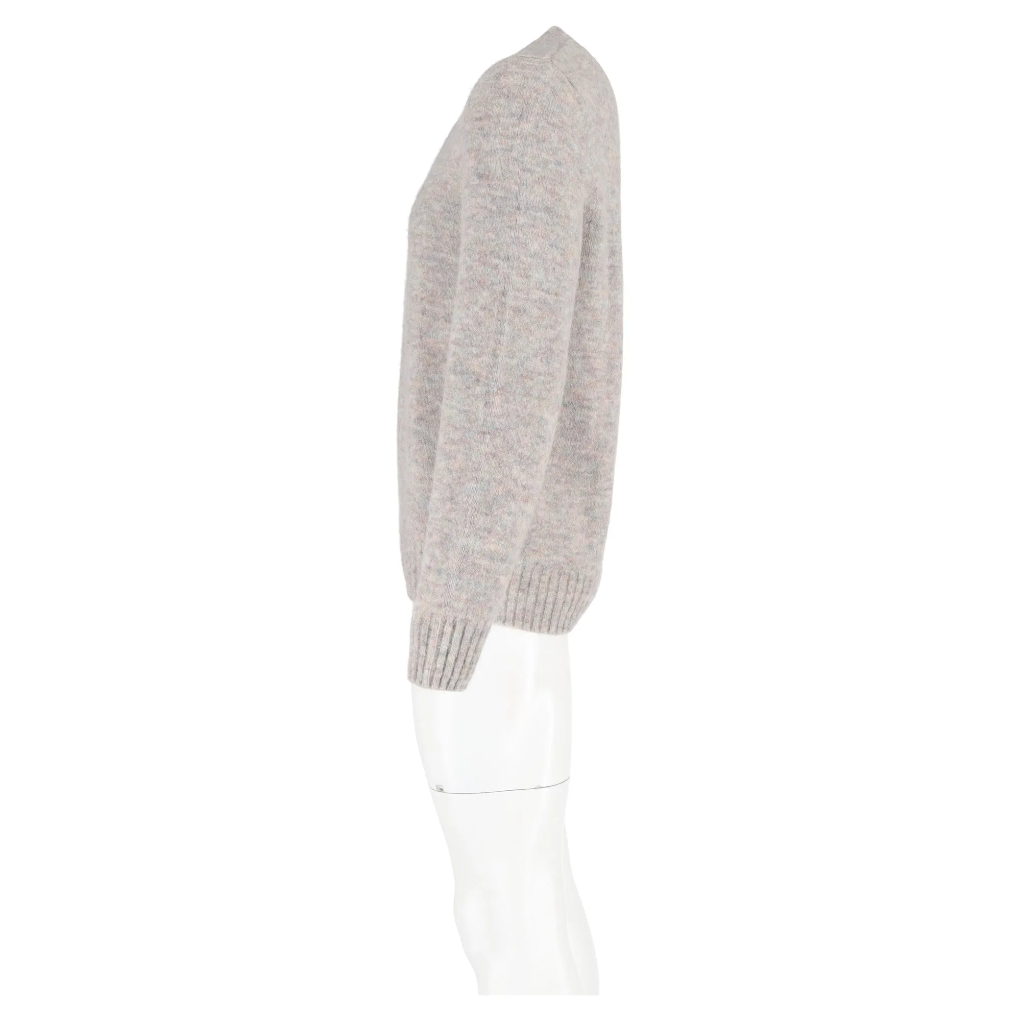 A.P.C. Crewneck Jumper in Grey Wool
