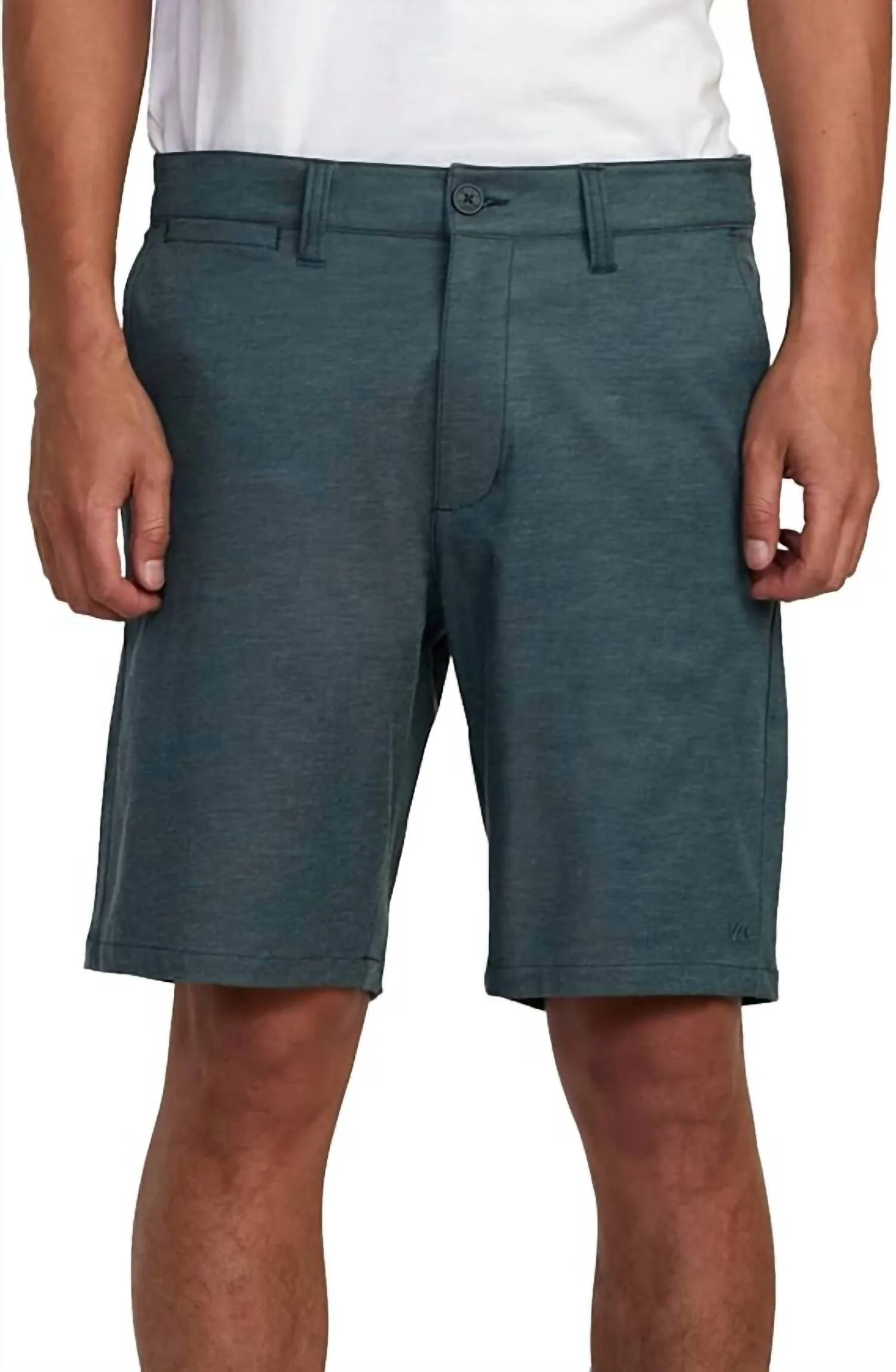 Back In Hybrid Short In Dark Green