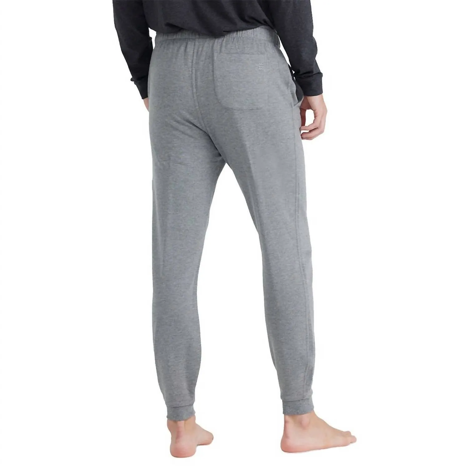 Bamboo Heritage Fleece Jogger In Heather Graphite