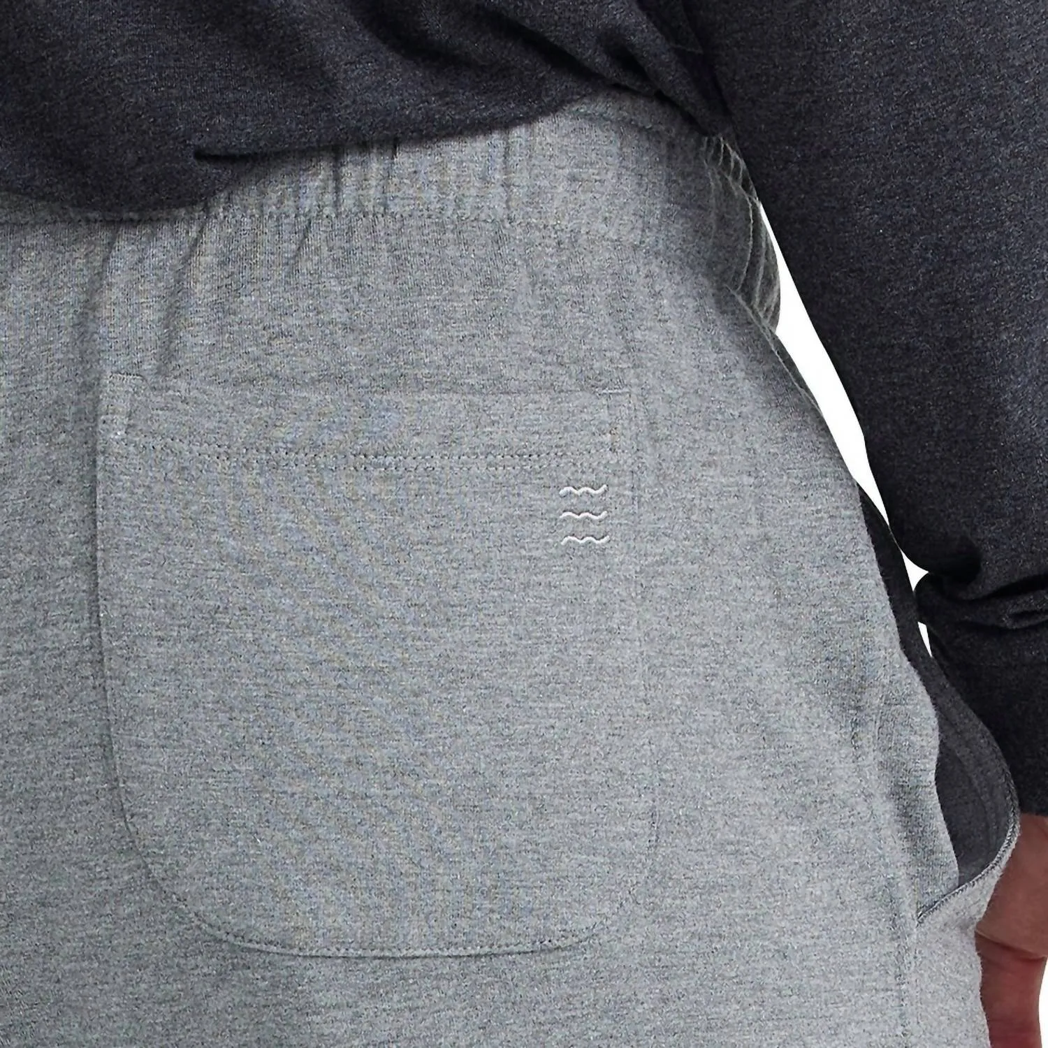 Bamboo Heritage Fleece Jogger In Heather Graphite