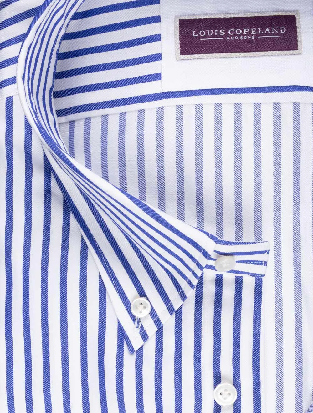 Banker Button Down Shirt Blue