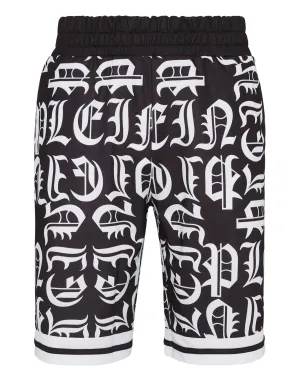 Basket Jogging Shorts Gothic Plein