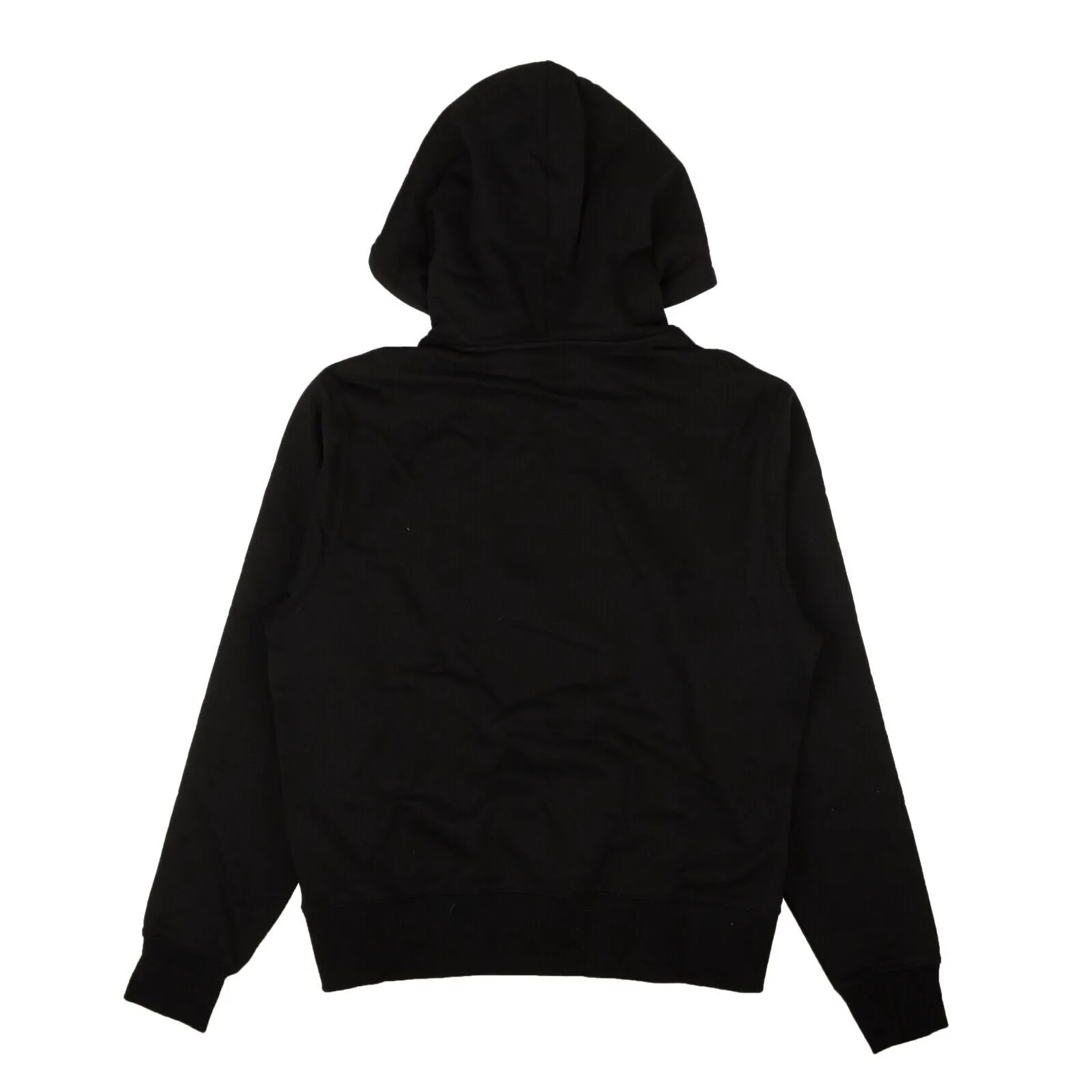 Black Cotton Blank Hoodie