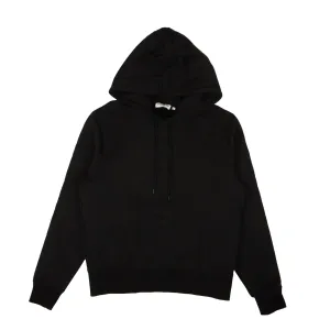 Black Cotton Blank Hoodie