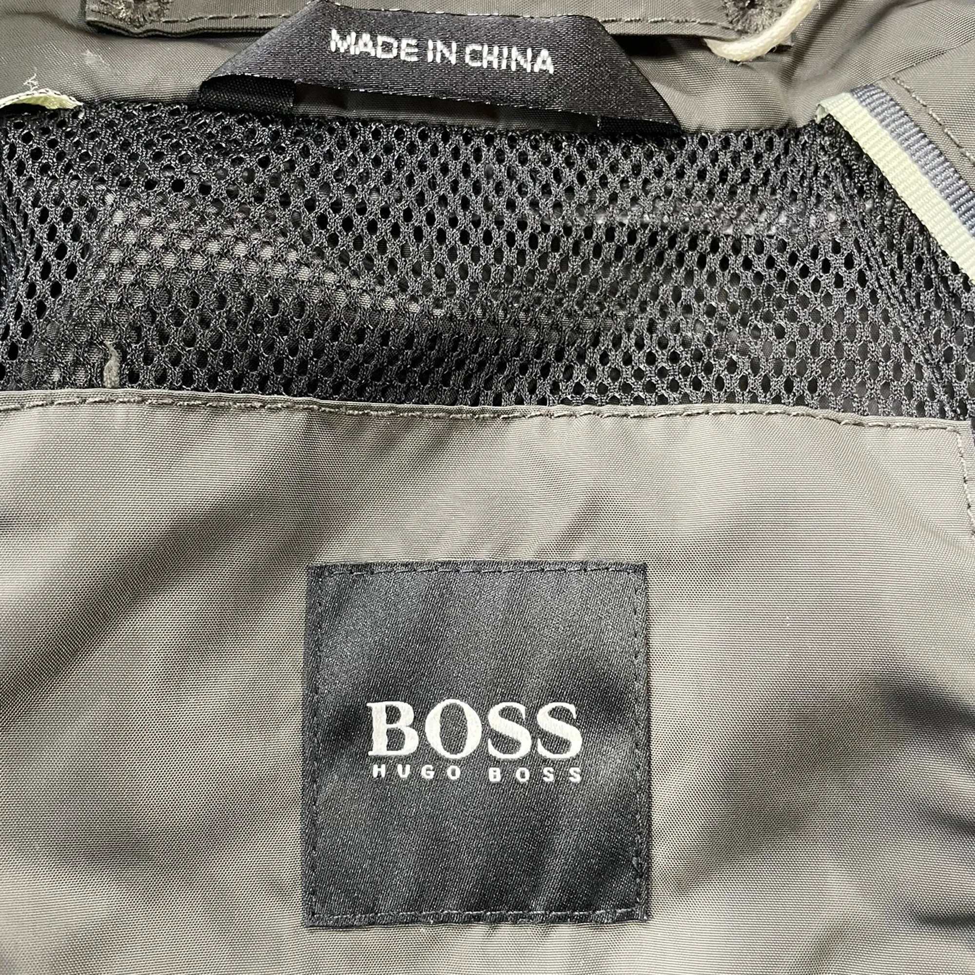 Boss by Hugo Boss Full Zip Jacket in Grey Polyester