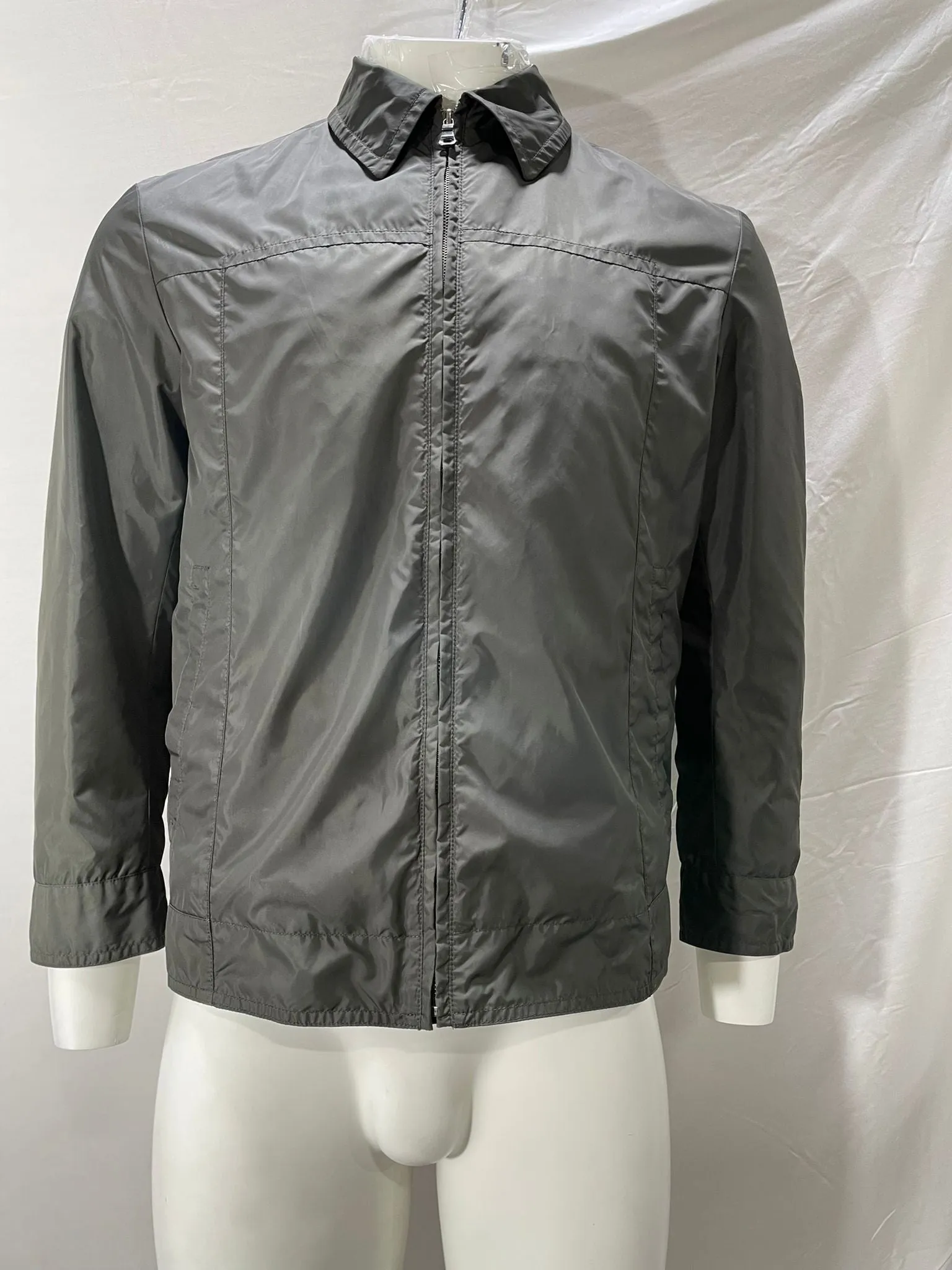 Boss by Hugo Boss Full Zip Jacket in Grey Polyester