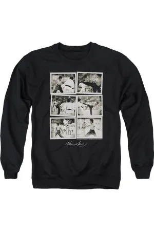 Bruce Lee Snap Shots Adult Crewneck Sweatshirt