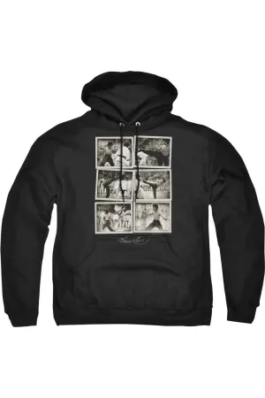 Bruce Lee Snap Shots Adult Pull Over Hoodie