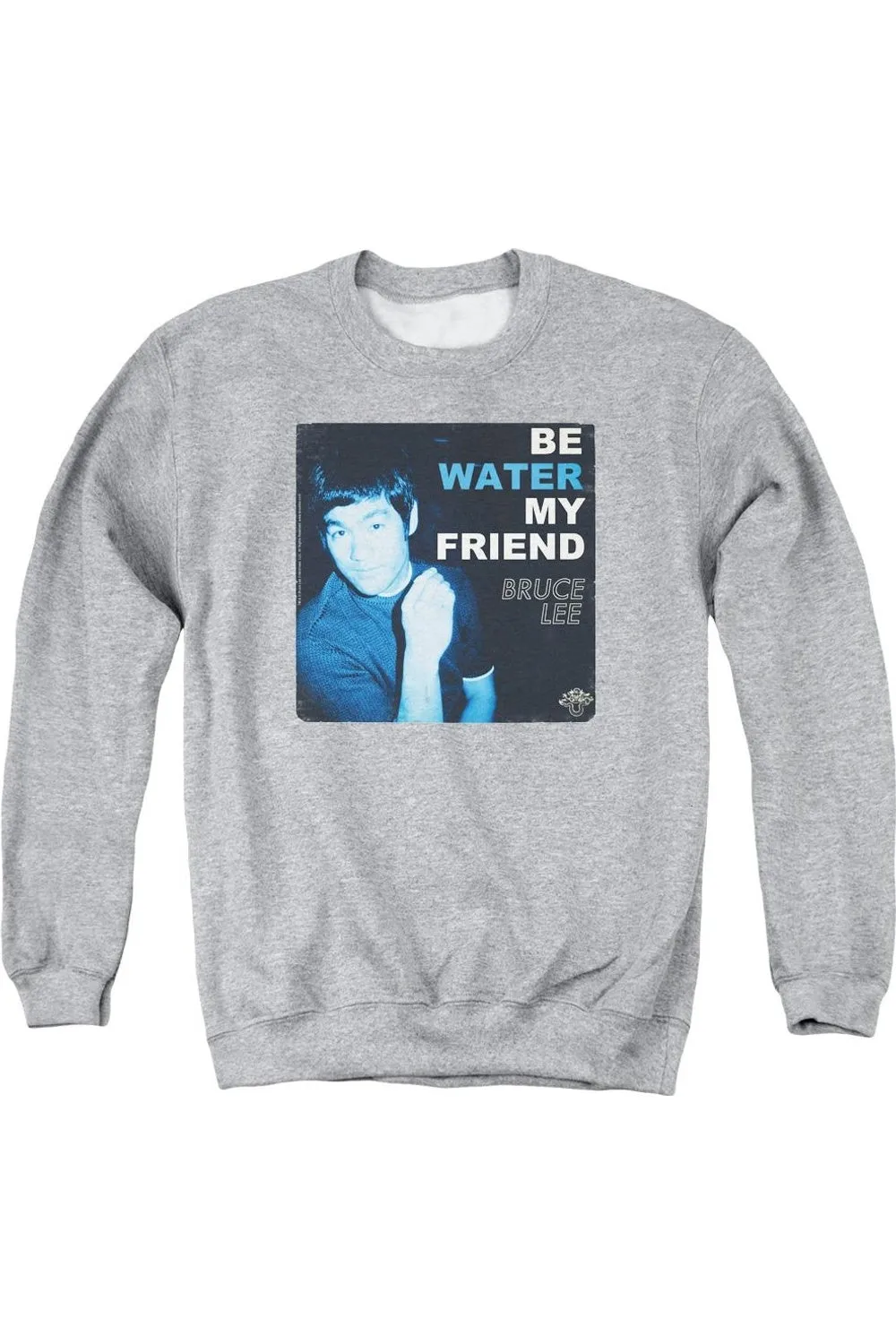Bruce Lee Water Adult Crewneck Sweatshirt