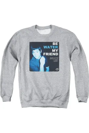 Bruce Lee Water Adult Crewneck Sweatshirt