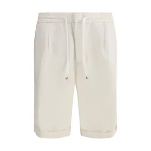 Brunello Cucinelli Linen Dyed Men's Shorts