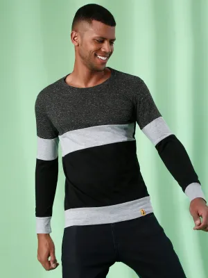 Campus Sutra Men Round Neck Stylish Casual T-Shirt