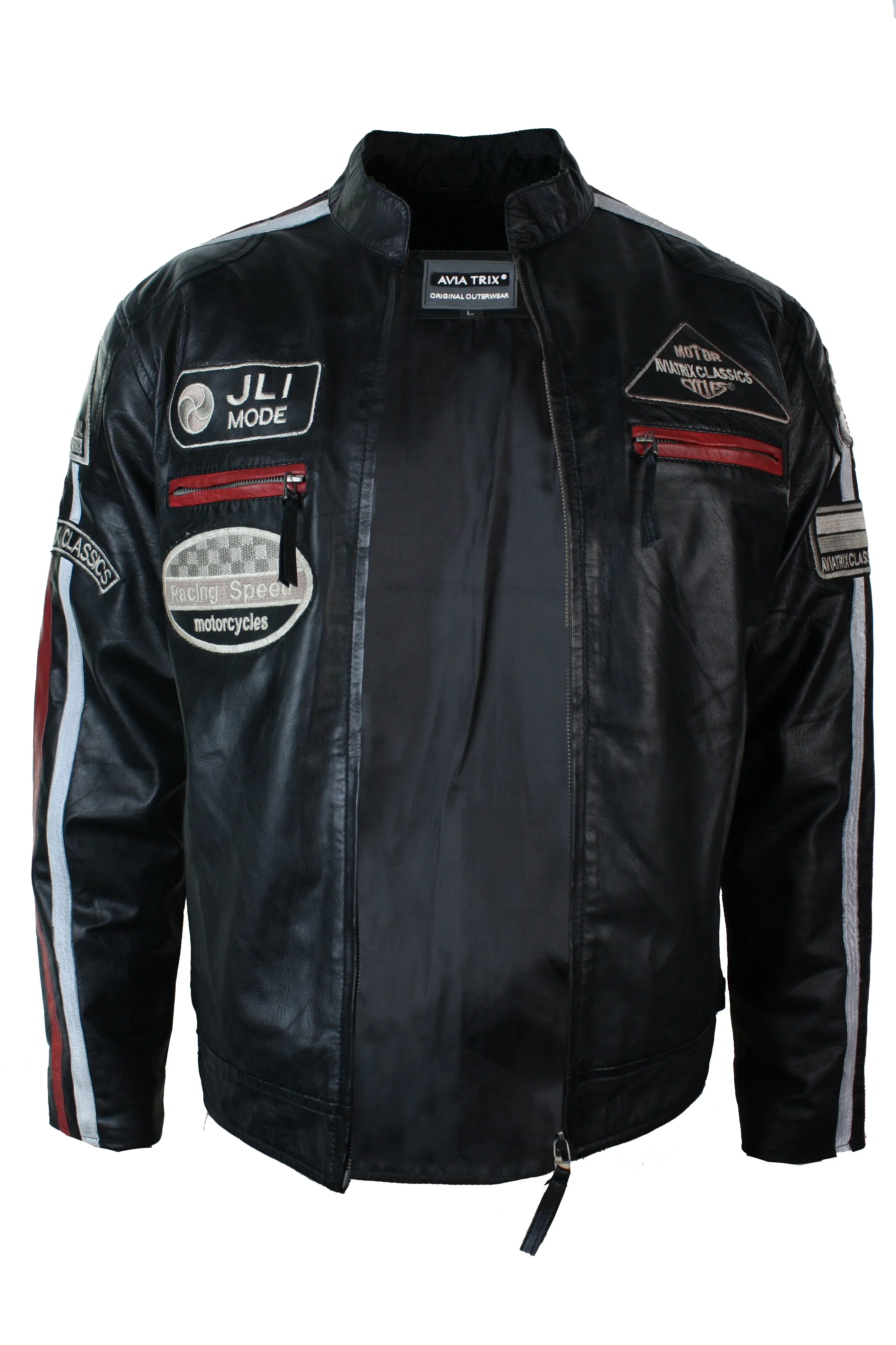 Classic Biker Leather Jacket