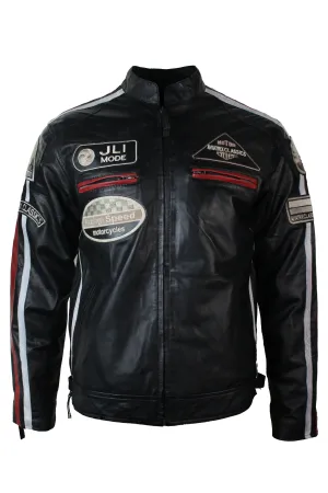 Classic Biker Leather Jacket