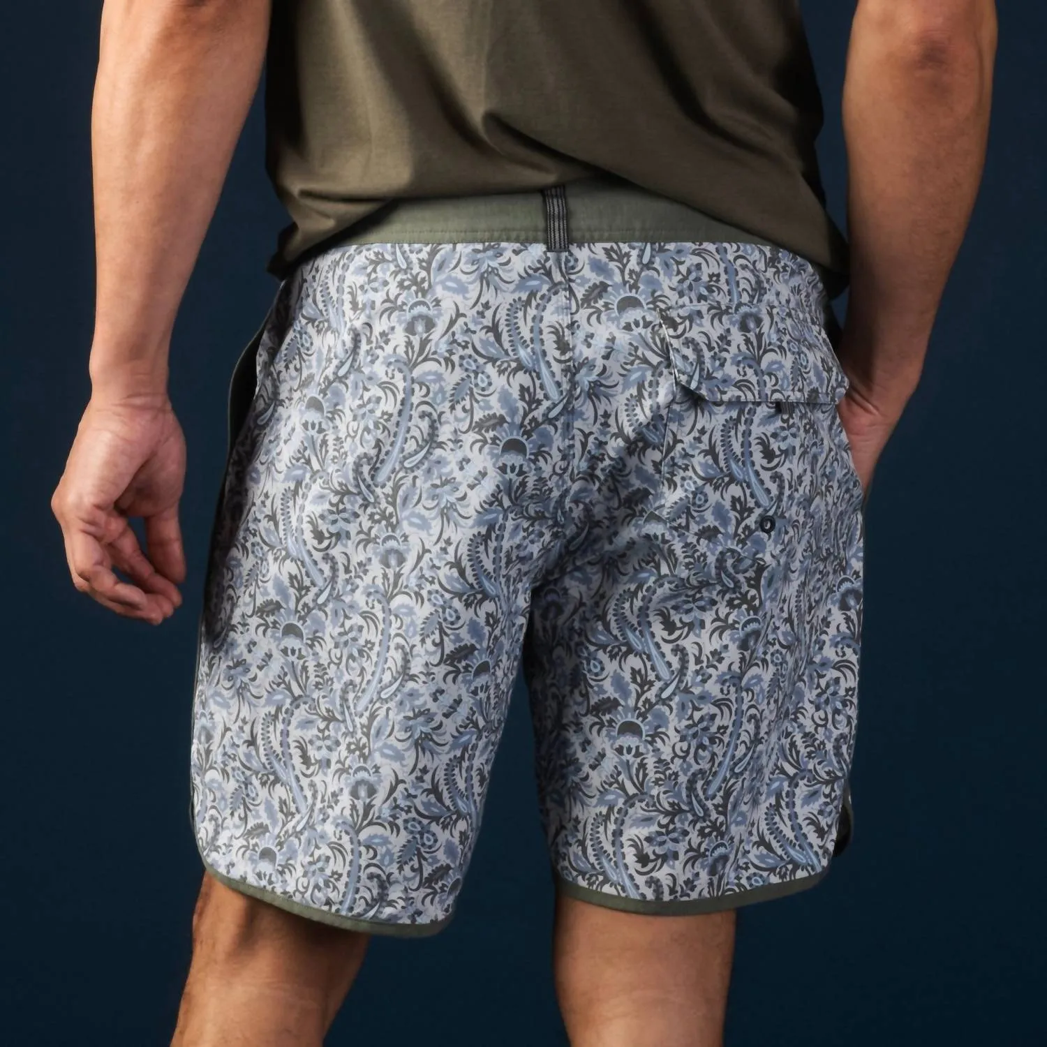 Classic Boardshort In Paisley