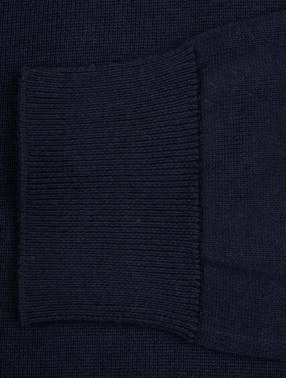 Classic Cotton V Neck Cardigan Evening Blue