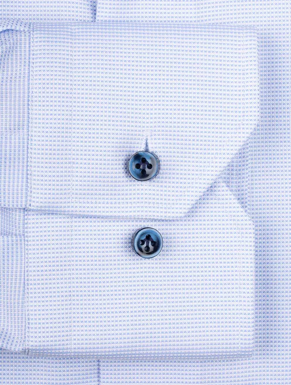 Classic Fit Nail Head Shirt Blue