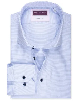 Classic Fit Nail Head Shirt Blue
