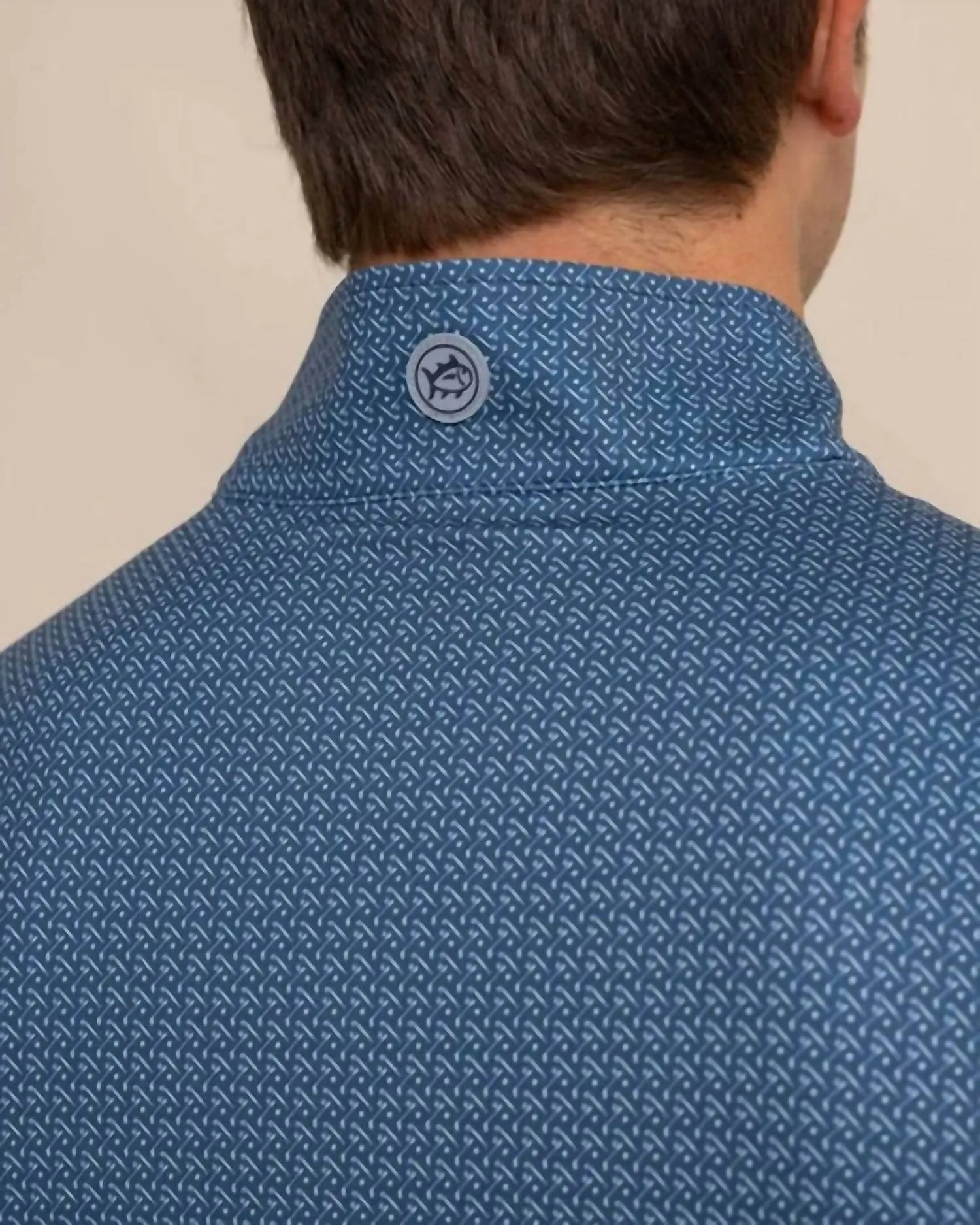 Clubbin It Cruiser Quarter Zip In Aged Denim