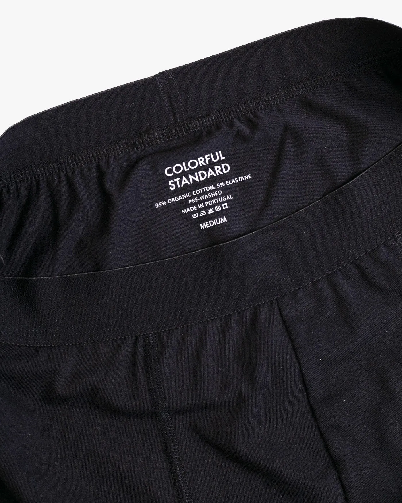 Colorful Standard Classic Organic Boxer Briefs - Deep Black