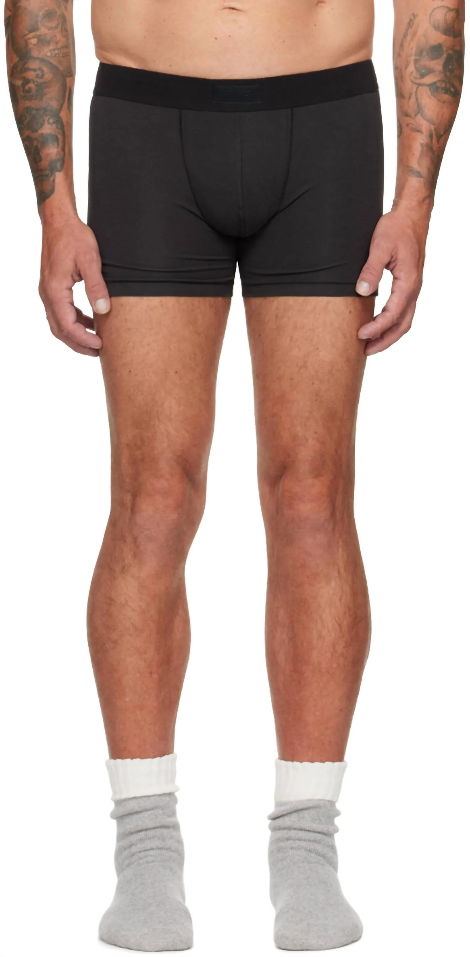 Cotton Men's Boxer Brief 3" - 3-Pack Multi In Heather Multi