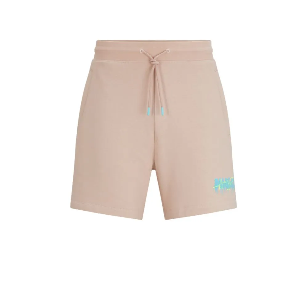 Cotton-terry shorts with new-season logo