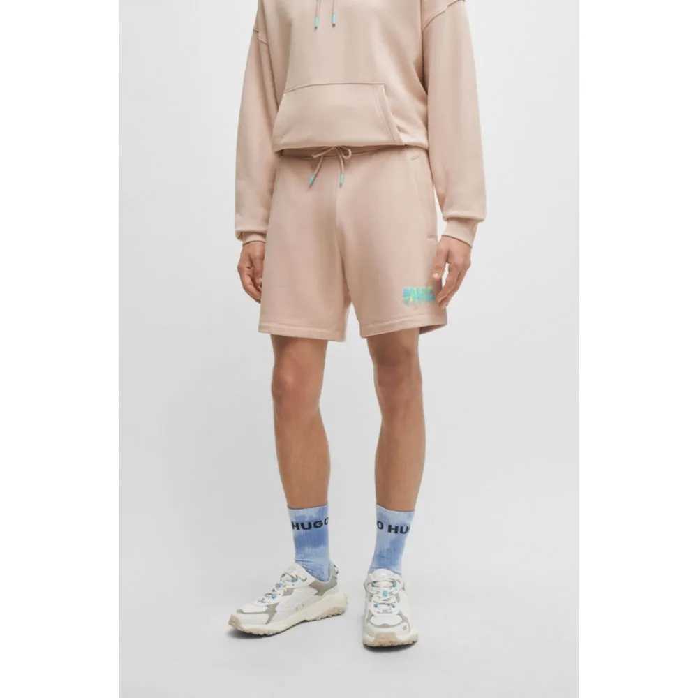 Cotton-terry shorts with new-season logo