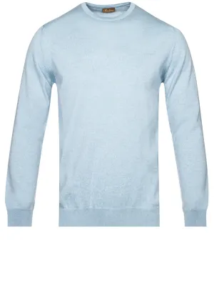 Crew Neck Knitwear Sky Blue