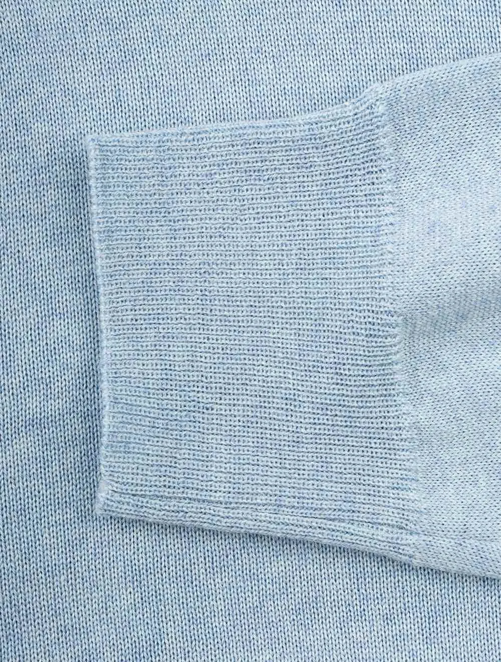 Crew Neck Knitwear Sky Blue