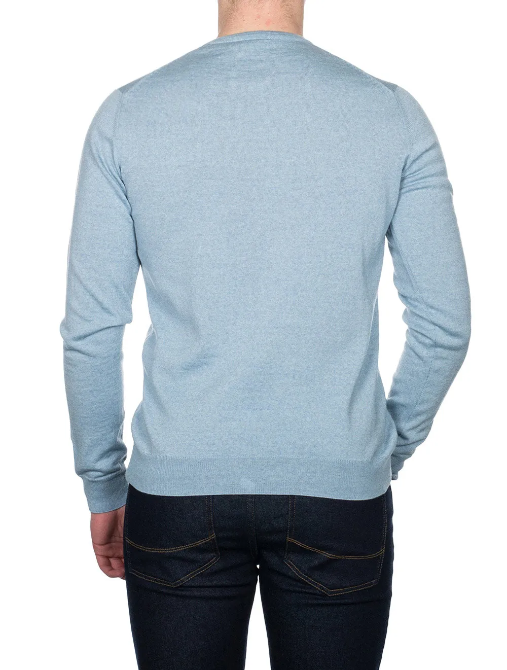 Crew Neck Knitwear Sky Blue