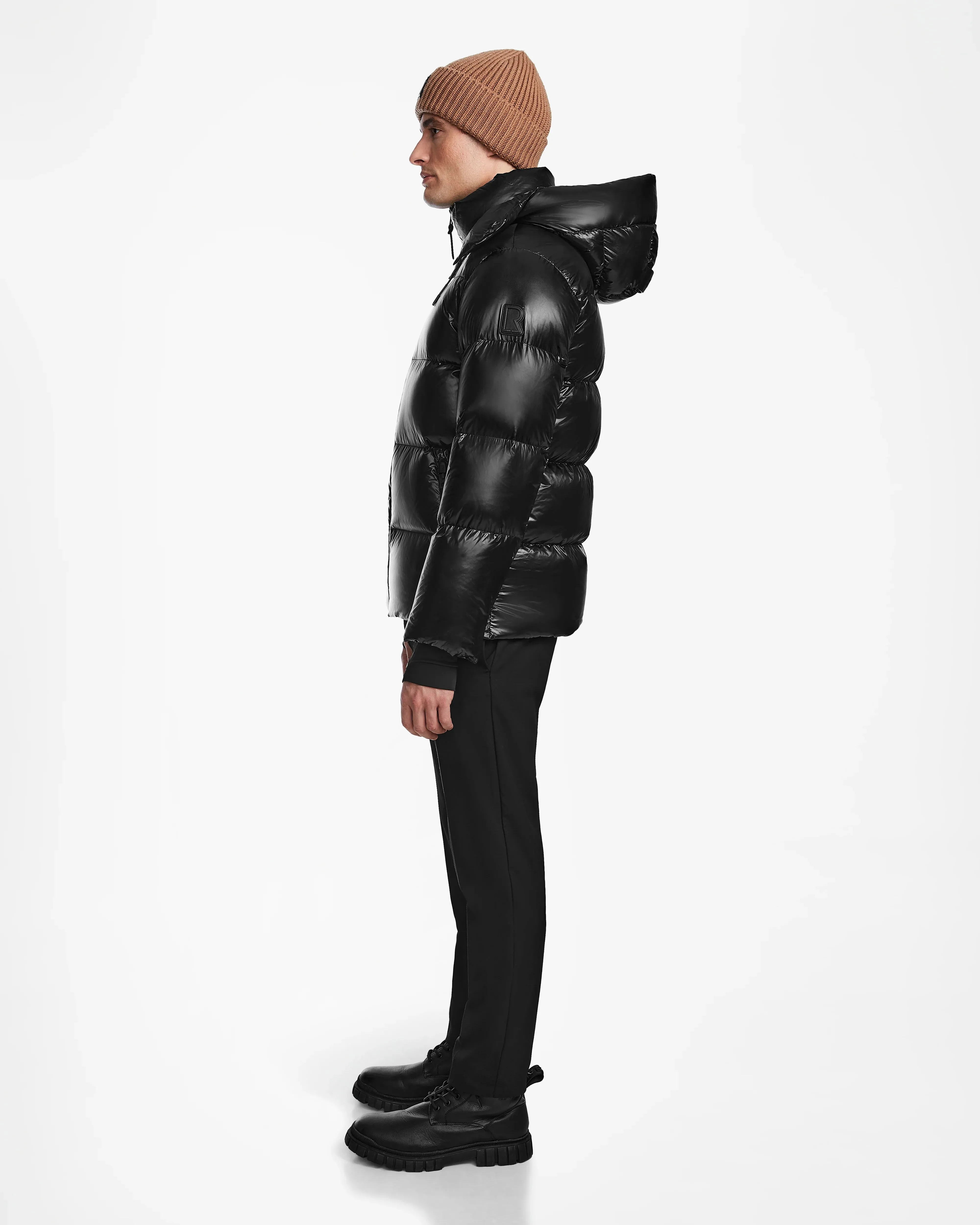 DANIEL S MEN'S GLOSSY DOWN PUFFER