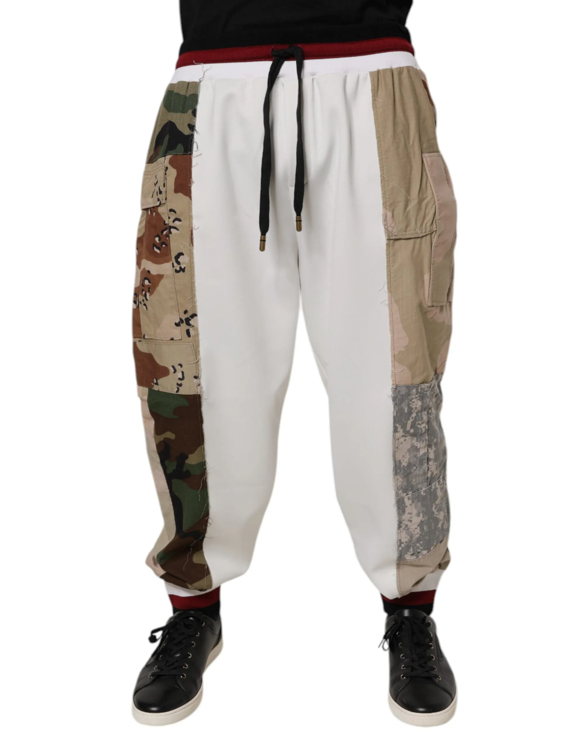 Dolce & Gabbana Camouflage Patchwork SweatMen's Men's Pants (Pre-Owned)