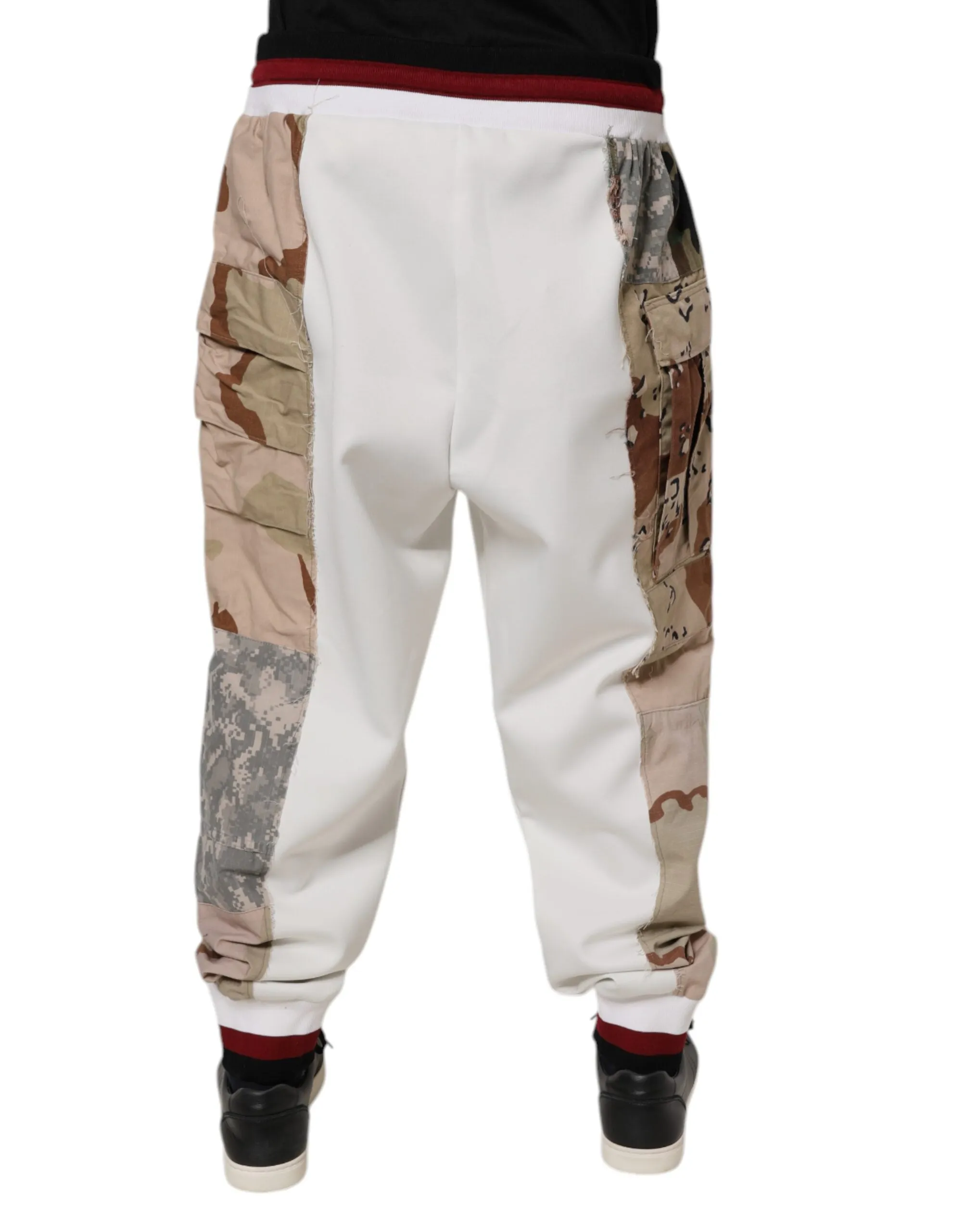 Dolce & Gabbana Camouflage Patchwork SweatMen's Men's Pants (Pre-Owned)